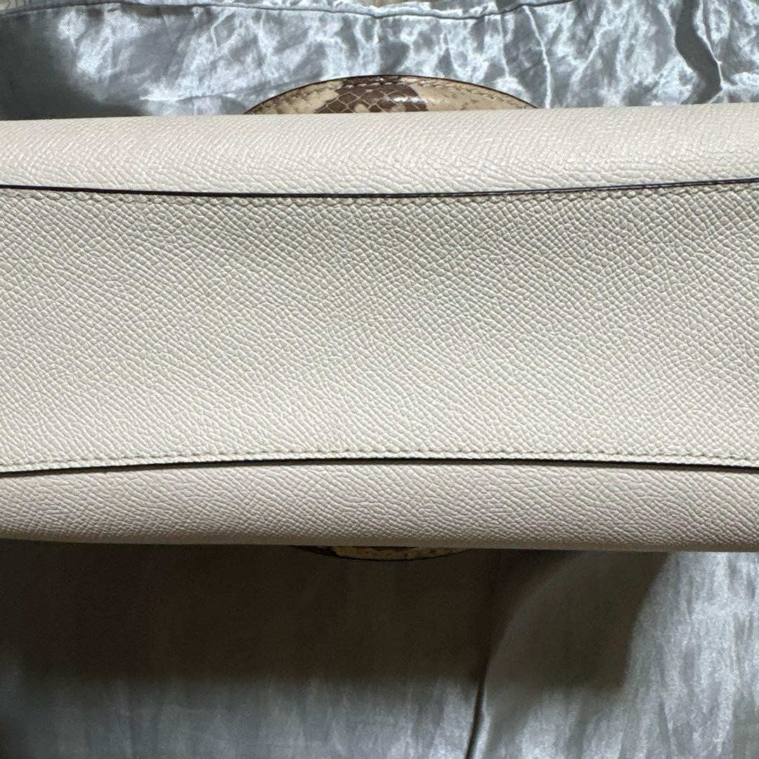 Coach 2way python pattern shoulder bag From Japan - image 10