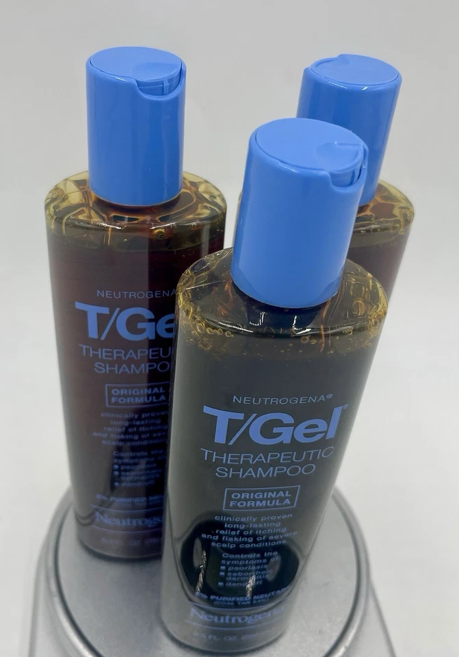 9/24 Neutrogena T/Gel 3x 8.5 Fl Oz Therapeutic Shampoo Original - Collectibles - Image 3 of 4