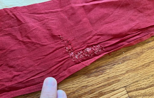 Vint 1940s UNITED STATES OF AMERICA 48-Star Cotton Flag 93" x 56" - old Repairs - Picture 6 of 16