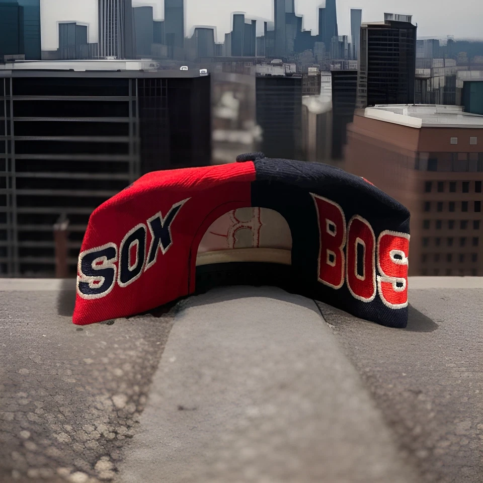 Vintage Boston Red Sox Snapback Hat American Needle Wool  - Image 2 of 4