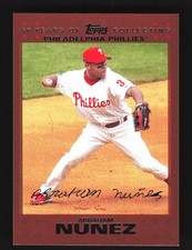 Abraham Nunez Philadelphia Phillies 2007 Topps Update Copper #UH100 SN /56