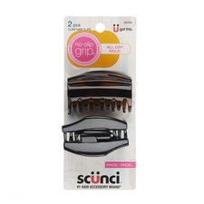 3 Pack Scunci No Slip Grip All Day Hold Hair Clips, 2 Ct