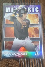2021 Bowman Platinum - Meteoric Nick Gonzales #MET-17 Purple /250 (RC)