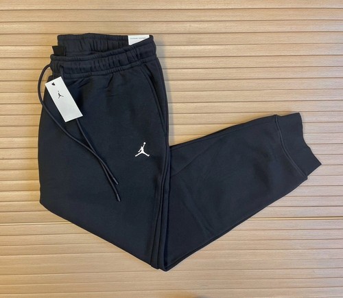 Air Jordan Essentials Brooklyn Fleece Joggers Soft - Mens Size XXL Black RRP £65