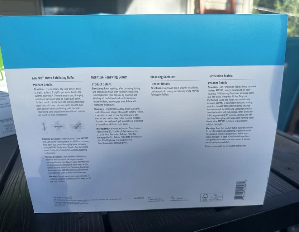 Rodan + Fields Redefine AMP MD System Anti-Aging With Roller NEW - Image 3 of 4