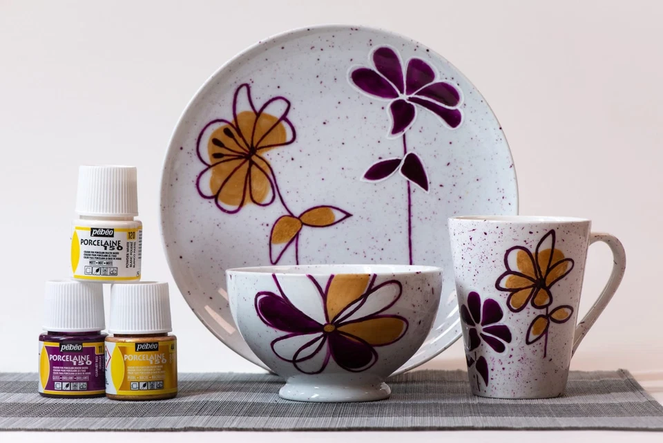 Pebeo Porcelaine 150 - Water-Based, High-Gloss Colors for Porce Kitchen - Image 4 of 4