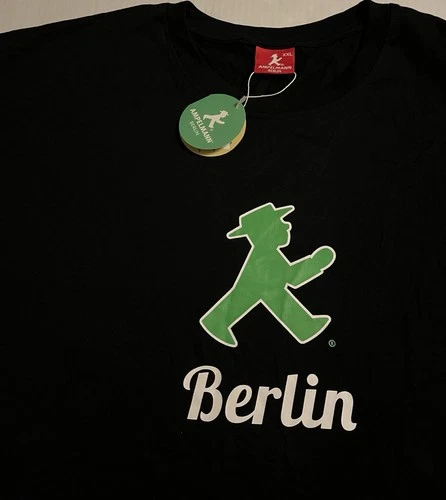 NWT Ampelmann Berlin Traffic Light Logo 2XL Black East Germany Designer NEW  - product listing photo