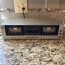 Realistic SCT-74 Double Stereo Tape Deck Parts Or Repair Read