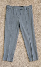 Talbots Hampshire Straight Ankle Pants Womens Size 14 Black and White