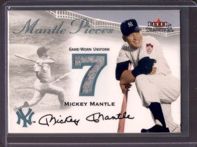2000 Fleer Tradition - Mantle Pieces Mickey Mantle (MEM) for sale