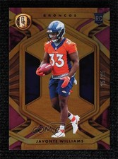 2021 Panini Gold Standard Rookies Rose Gold 25/25 Javonte Williams #125 0d44