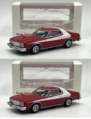 Set 2 Autos TV-Serie Gran Torino Starsky und Hutch 1/43 Norev Neu in Box