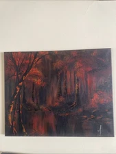 Red Skies Original Oil Painting