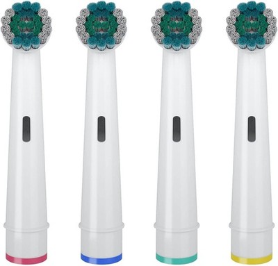 Kinderfreundliche Oral-B kompatible Zahnbürstenköpfe - 4er Pack für hervorragende Aufhellung