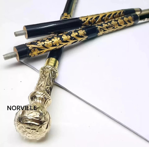 Luxury Walking Cane Wooden Walking Stick For Men Women Walking Handmade Style - Picture 6 of 10