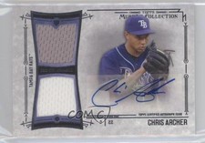 2015 Topps Museum Collection 251/299 Chris Archer #SSD-CAC Auto g6w