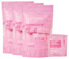 Makeup Remover Wipes Singles 75 Count Extra Large 6" x 8"
