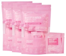 Makeup Remover Wipes Singles 75 Count  Extra Large 6" x 8"