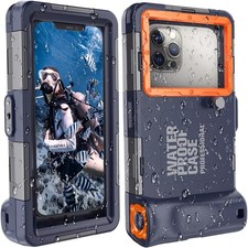 2026 Underwater Phone Cases for Snorkeling, Waterproof Phone Case for Phone 17/1