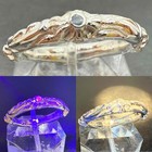 .11 CT COLOR CHANGE ALEXANDRITE 925 STERLING SILVER MEN SQUARE RING SZ 8.5, 5GR — photo 1