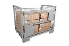 GEWA Gitterbox Klappgitterbox Eurogitterbox Aufsatzrahmen Box klappbar faltbar