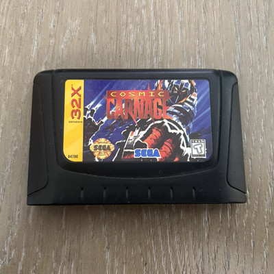 SEGA Cosmic Carnage Sega 32X Fighting Action Game Cartridge T-Teen NTSC-U/C