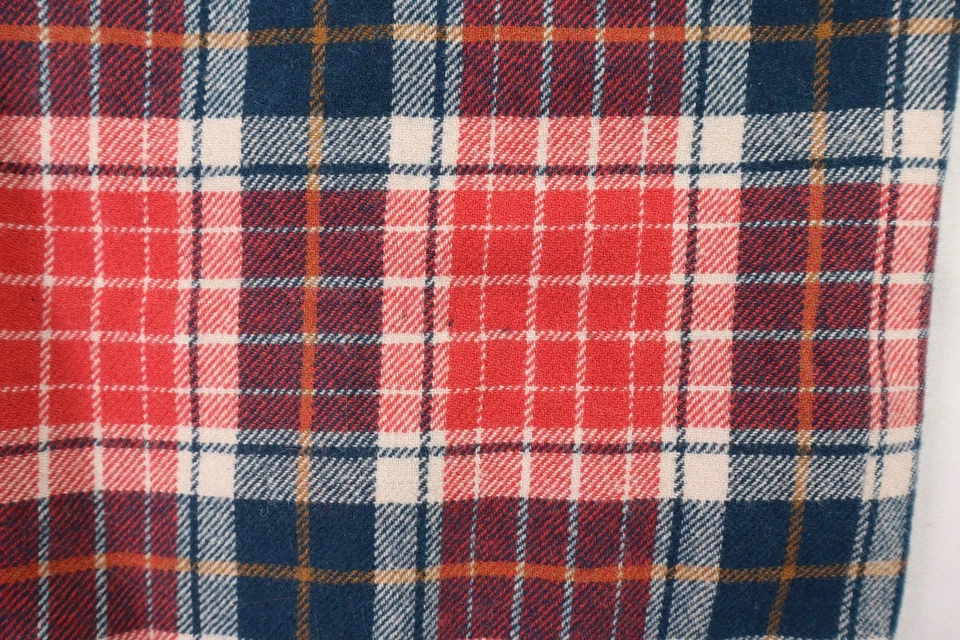 Pantalones de mujer Pendleton EE. UU. 14 L rojos a cuadros 100 % lana de colección Foto 4 de 4