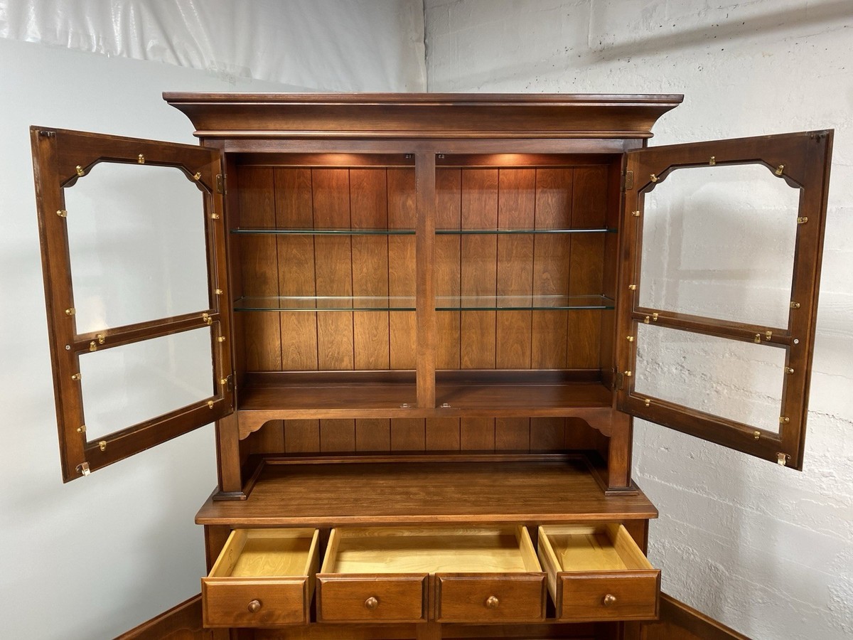 Nichols Stone Vintage French Provincial Hutch Cabinet | eBay