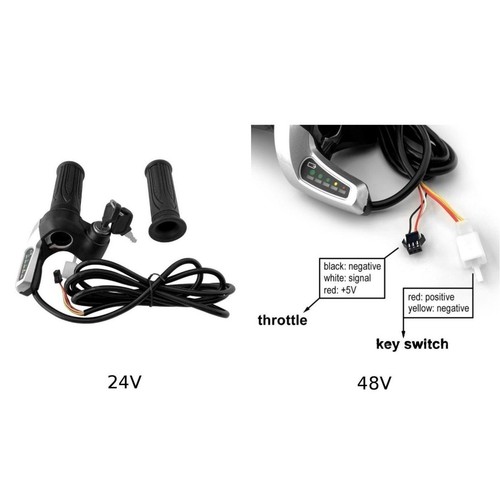 Replacement Throttle Urban Commuting E-bike Throttle Twist Accelerator - Zdjęcie 11 z 25