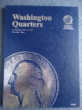  Whitman Washington Quarters Coin Folder 1965-1987 Number 3 Album Book 9040