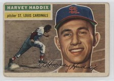 1956 Topps Harvey Haddix (Gray Back) #77 j5j