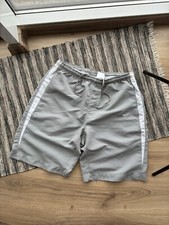 Nike Vintage nylon track Y2K Shorts size L gray