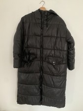 Monki Oversized Long Poly Fill Puffer Coat Small So Warm! Awesome! Vegan Puffer
