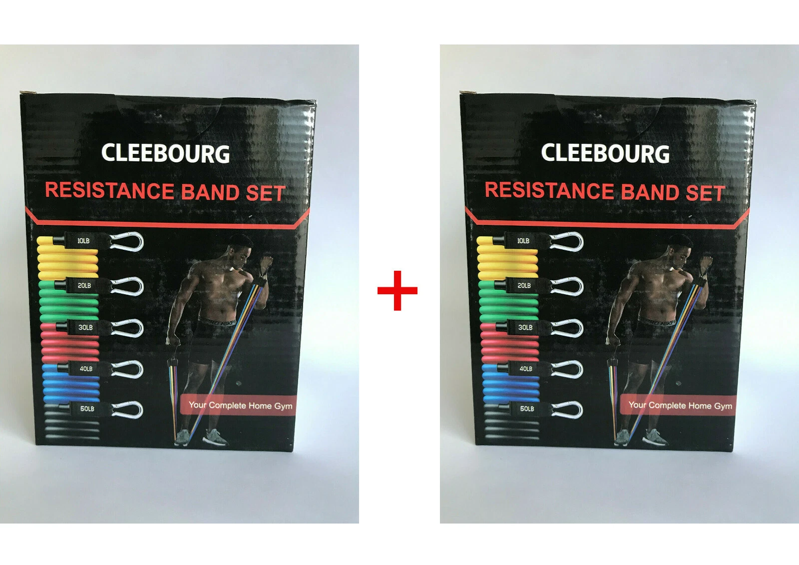 2 pcs Resistance Band SET Fitness Resistance Band Fitness Band Gym Band