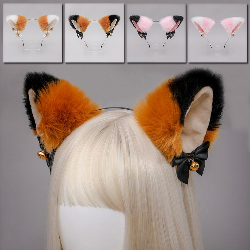 Plush Neko Cosplay - Plush Furry Neko Cosplay Headbands With