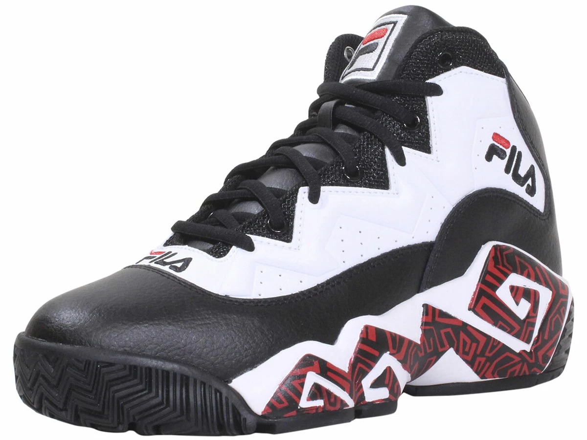 Fila Men's MB Sneakers High Top Black/White/Red