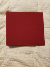 Red Cloth 6x6 Post-Bound Scrapbook Album