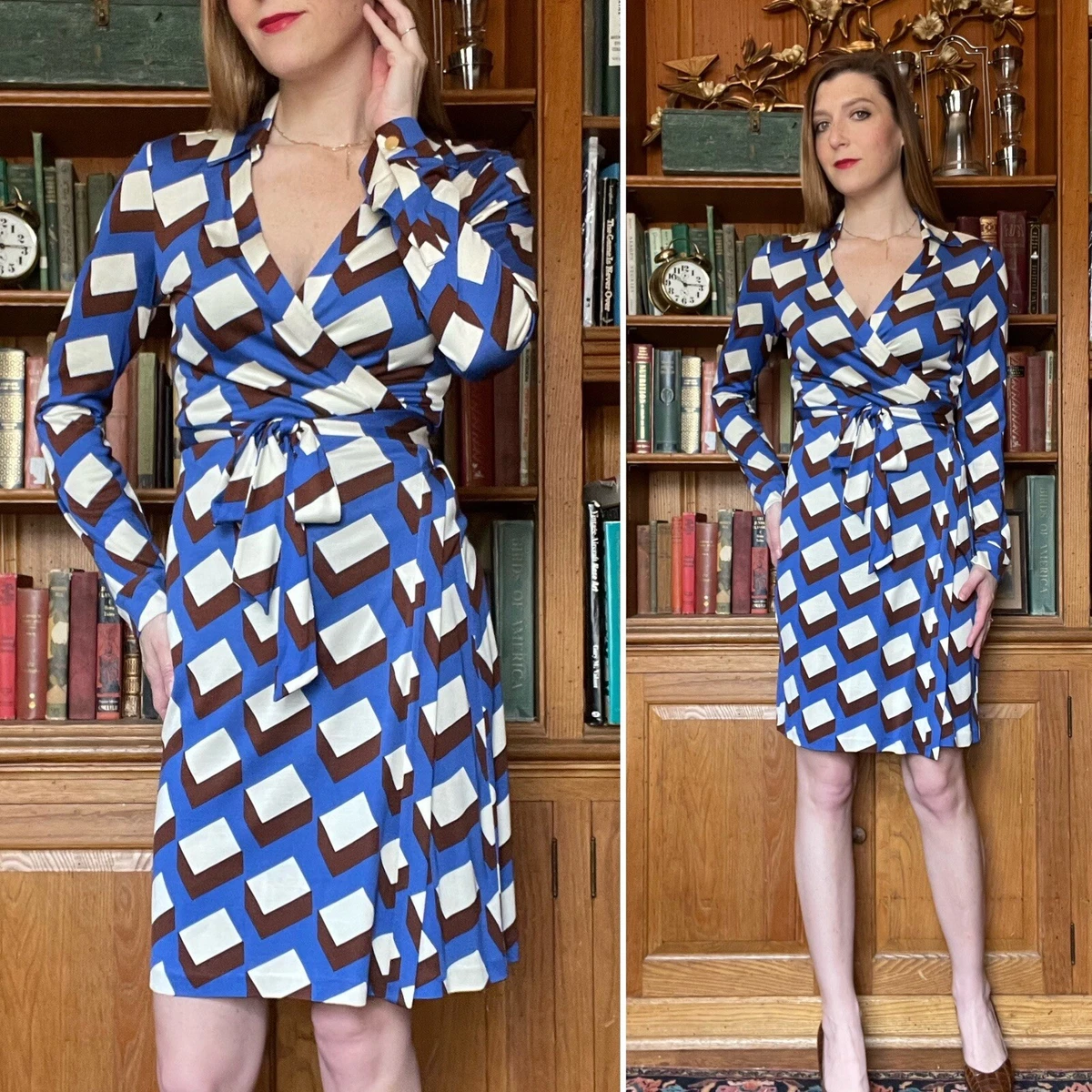 Dvf new shop jeanne wrap dress