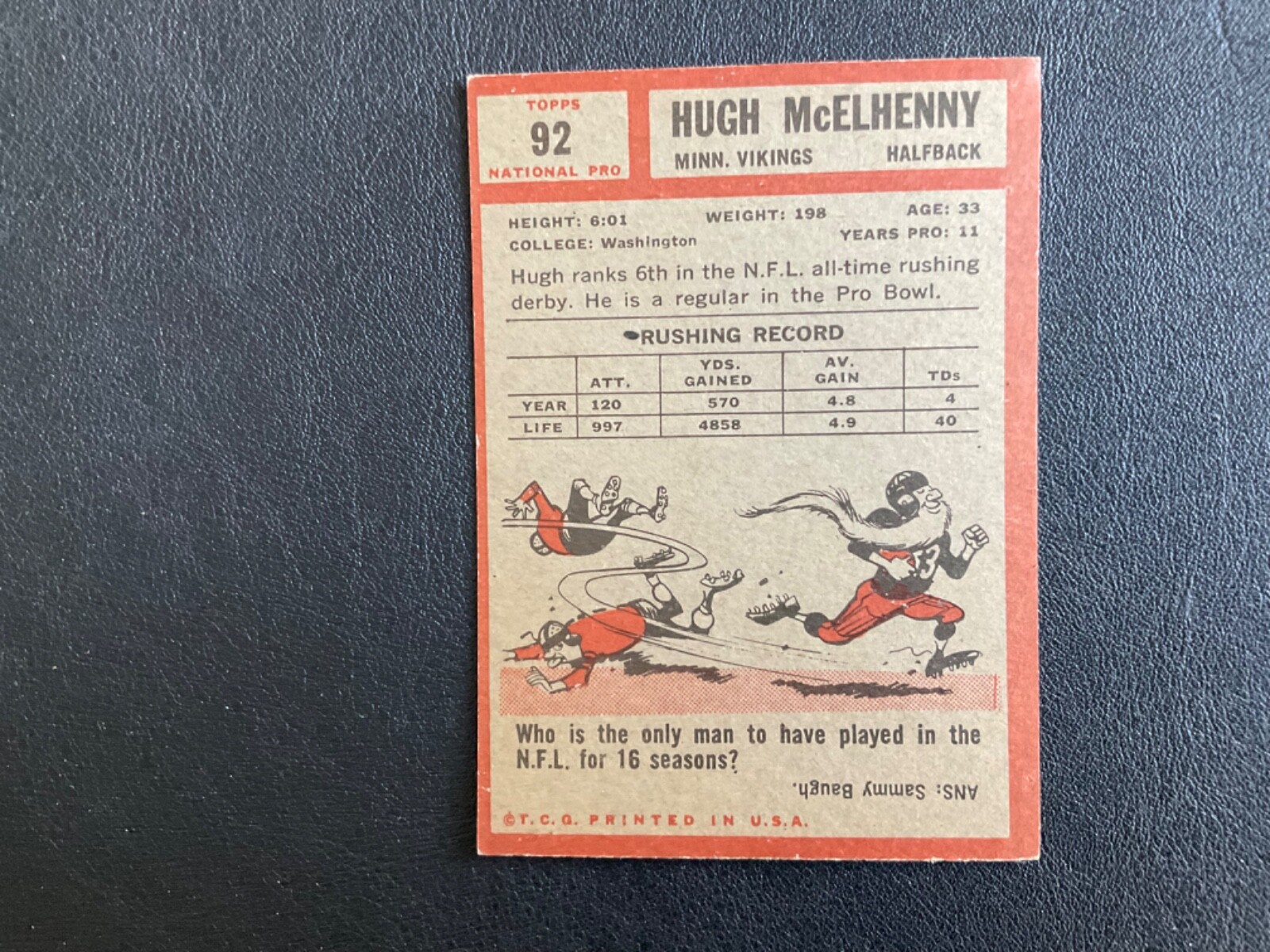 1962 TOPPS FOOTBALL CARDS PICK CARDS YOU WANT - Picture 159 of 321