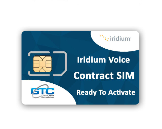 Iridium Global Satellite POSTPAID SIM Card Only