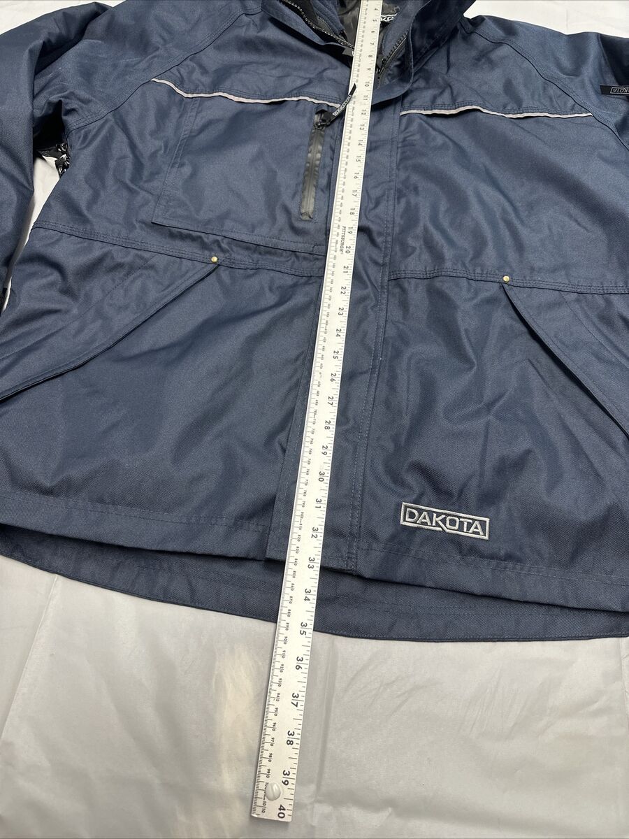 Heavy Dakota Insulated Men's Parka Full Zip Jacket 2XL Navy Heavy Dakota Insulated Men's Parka Full Zip Jacket 2XL Navy