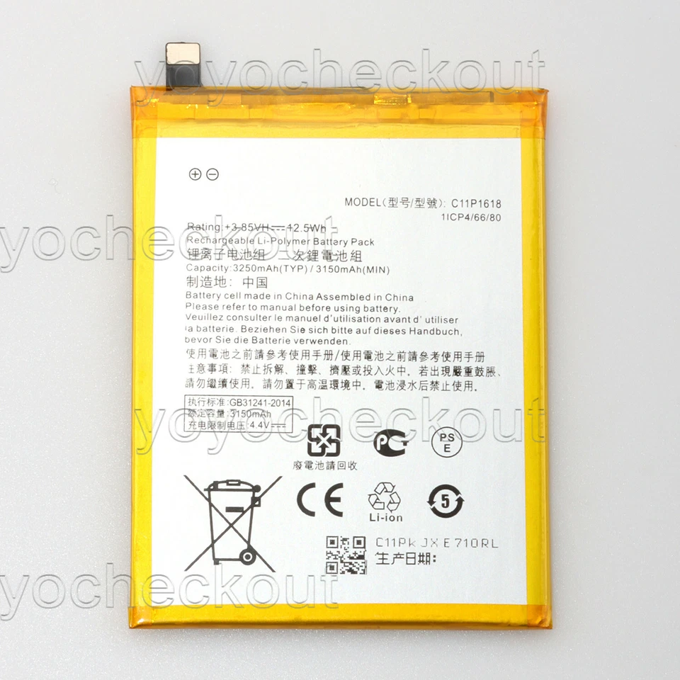 Herramienta de repuesto para batería ASUS ZenFone 4 ZE554KL Z01KD Z01KDA Z01KS C11P1618 Foto 2 de 4