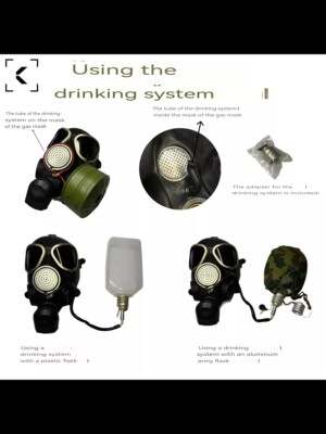 New! Survival gas mask PMK-2 Special Purpose USSR 1991 3 size | eBay