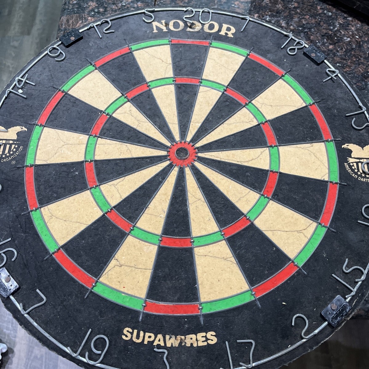 EUC Nodor Dart Board Professional SupaWires American Darts