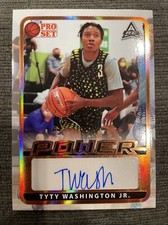 2021-22 Leaf Pro Set Power Basketball - TyTy Washington - Bronze ARC Auto
