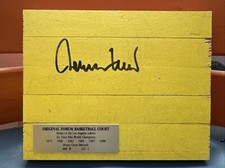 Jerry West Signed Original Forum Lakers Basketball Court 