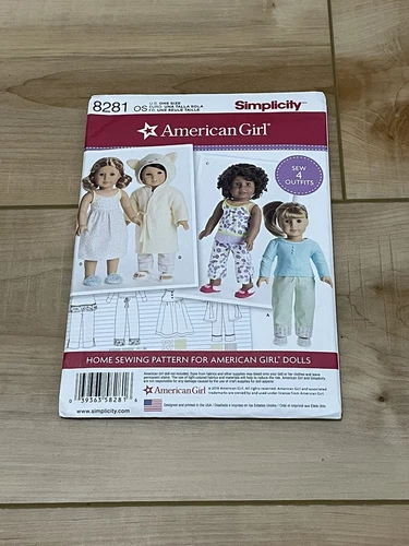 Simplicity 18" Doll Clothes American Girl Sewing Patterns 9 to Choose From