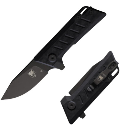Cobratec Knives Small Riptide Folding Knife 2.13'' D2 Tool Steel Blade G10 Handle