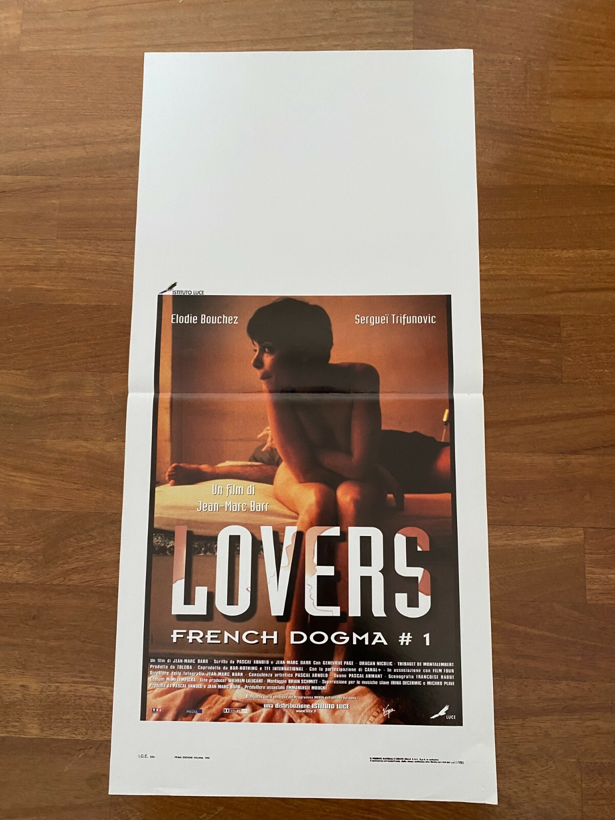 Locandina originale film Lovers - French Dogma Number One (1999) - Regia di Jean-Marc Barr
