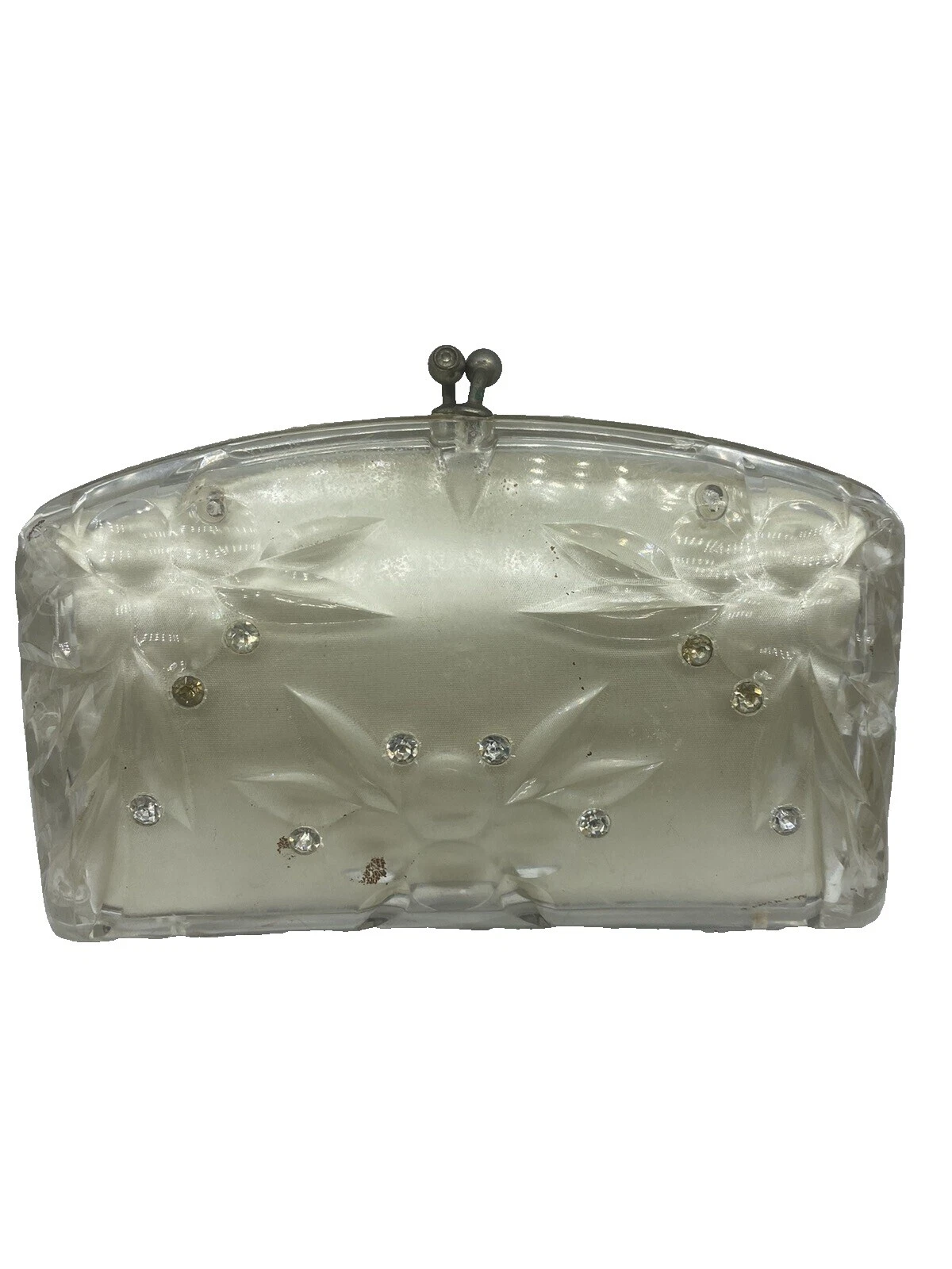 Lucite eveningwear Bolso Vintage Bolsas, Bolsos y estuches